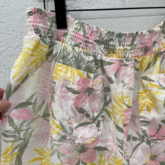 Briggs Linen Blend Elastic Waist Comfortable Short Size XL - Picture 9 of 10